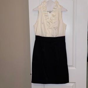 Julian Taylor cream/black dress 10
